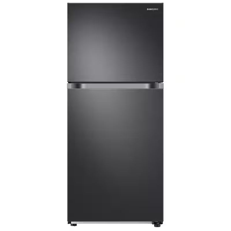 29 in. 17.6 cu. ft. Top Freezer Refrigerator with Ice Maker in Black Stainless Steel Y764846