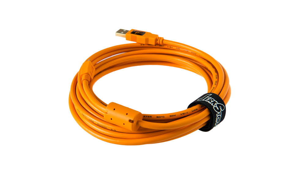 Orange USB 2.0 A Male to Mini-B 8-Pin Cable Starter Kit K1988