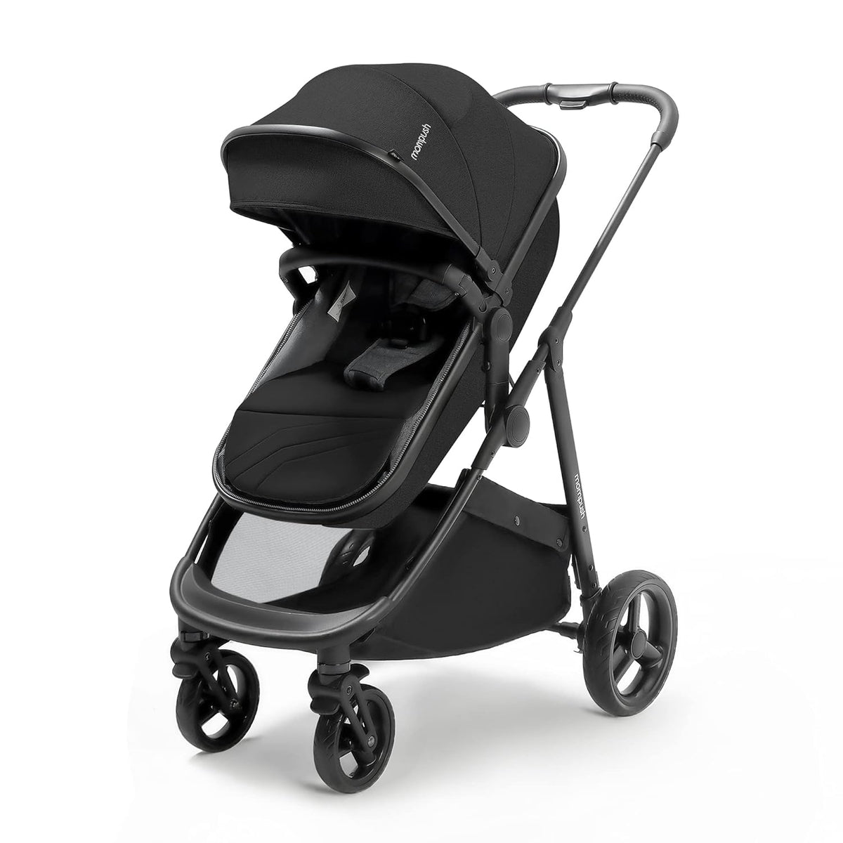 Baby Stroller with Bassinet Mode, Reversible Seat, Foot Cover and Rain Cover Q4562