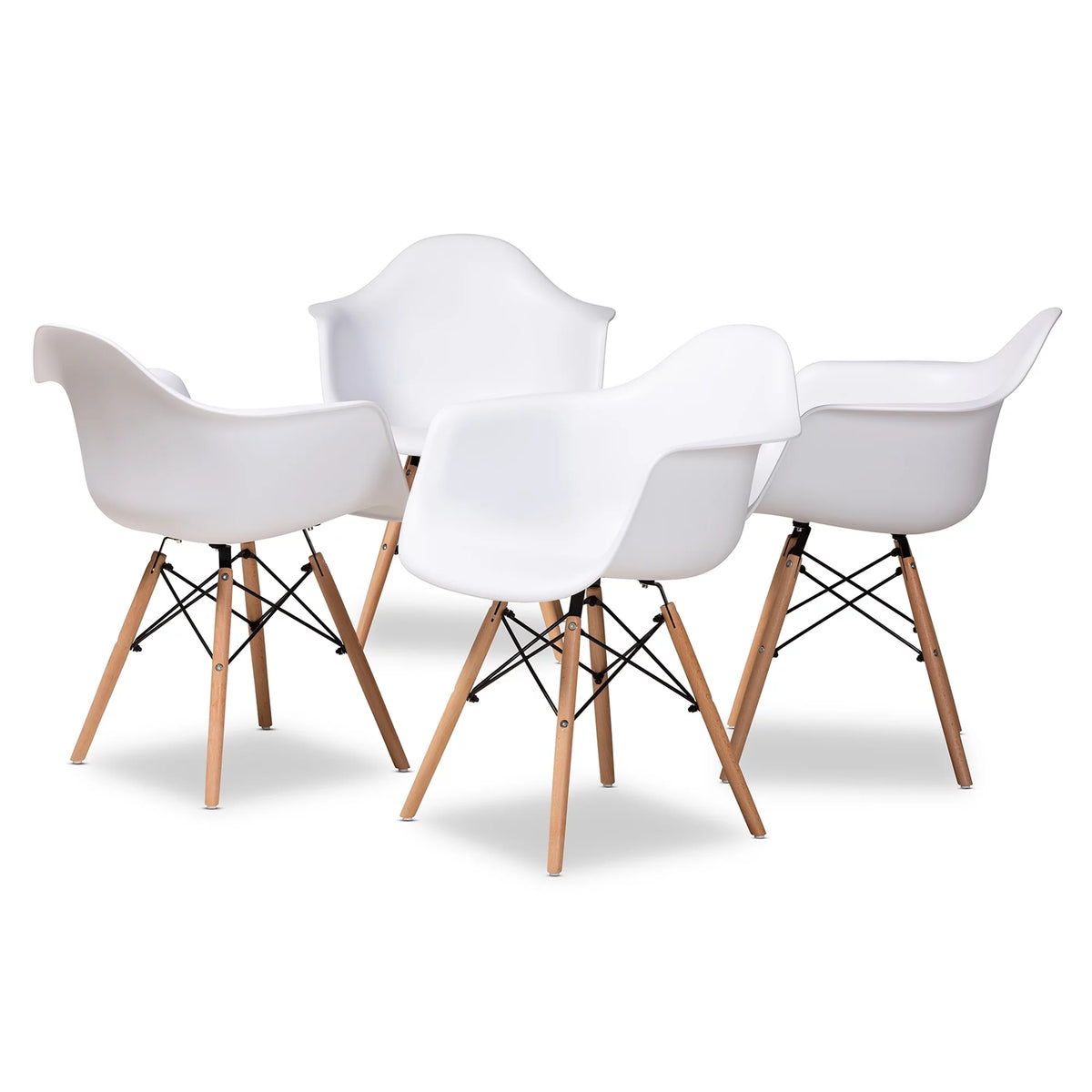 White Dining Chair Set of 4 P79641