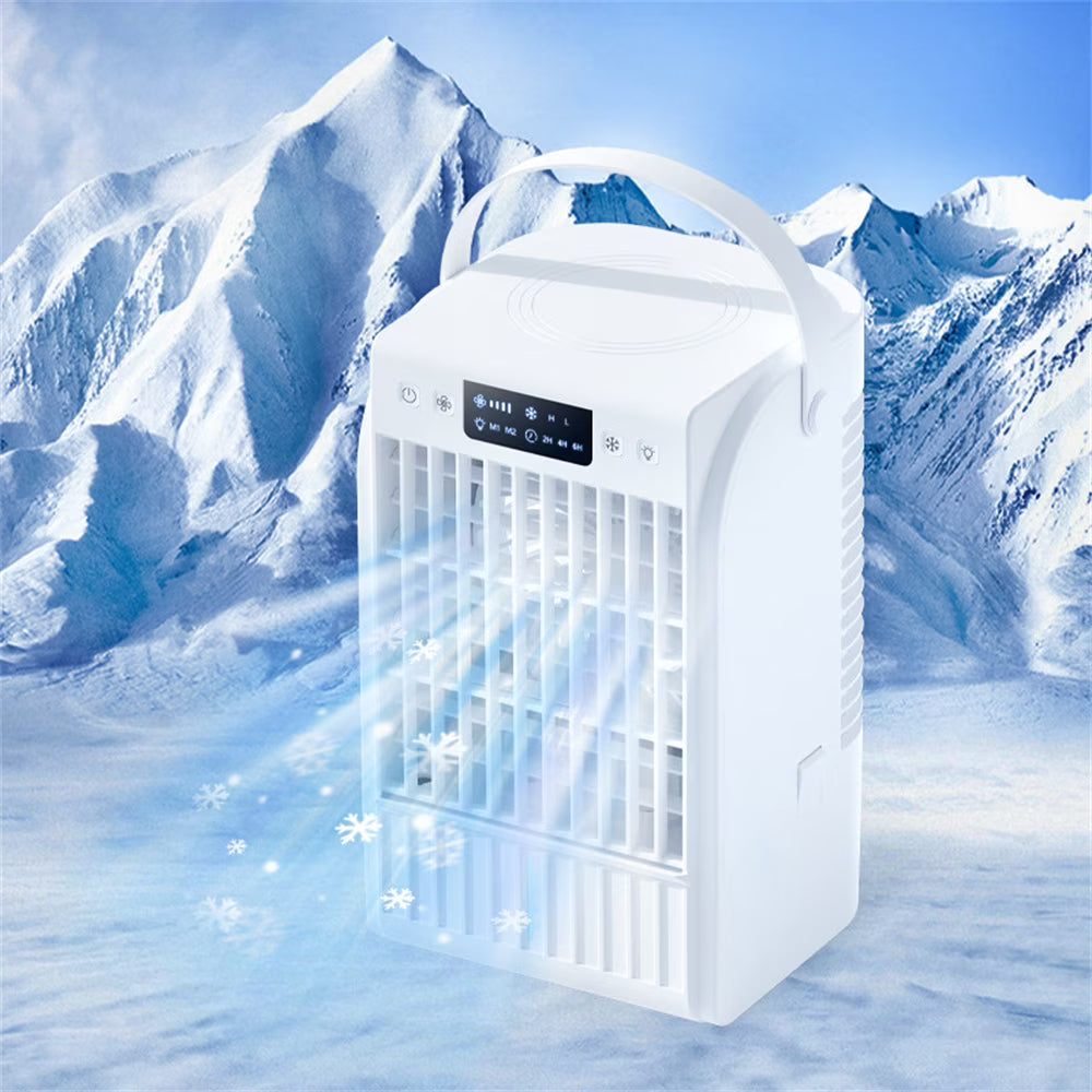 Mini Portable Air Conditioner, Evaporative Air Cooler with 1500ML Water Tank M18094