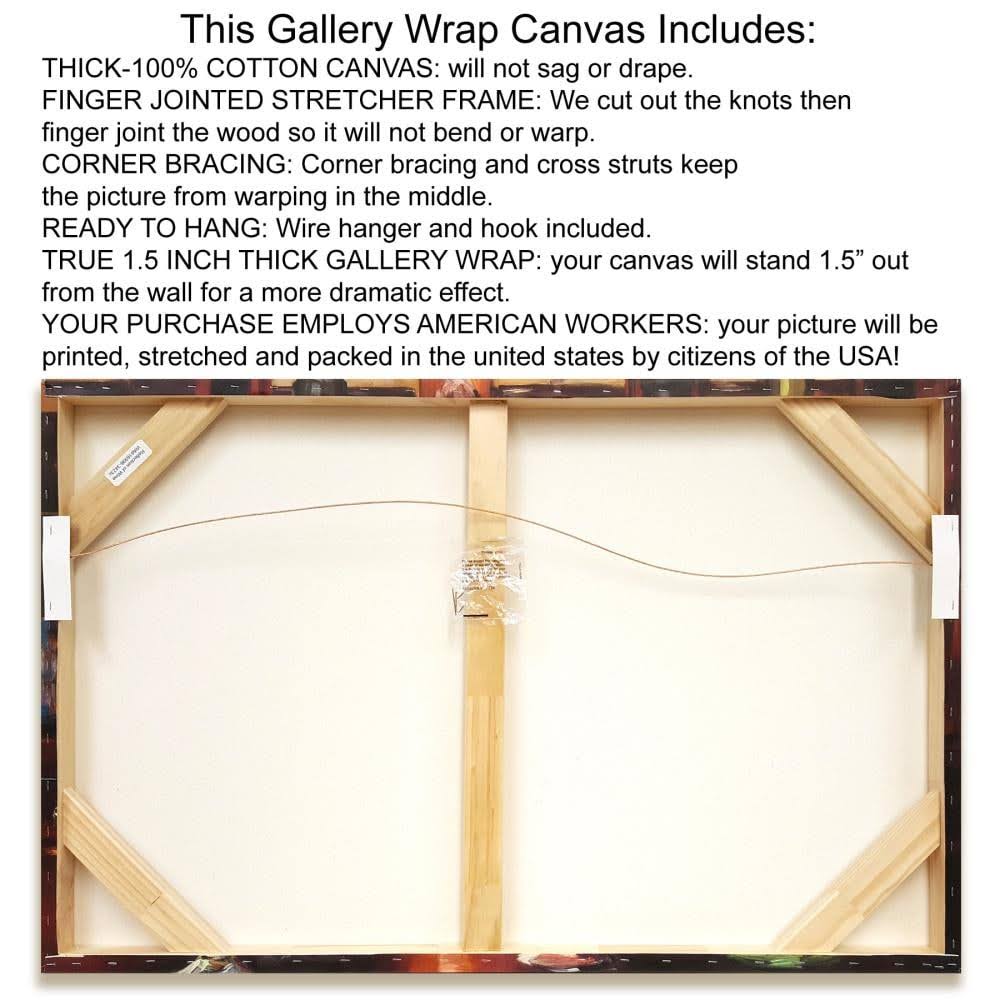 White Angel Wings Giclee Print on Gallery Wrap Canvas 21x22 x 24 K105497