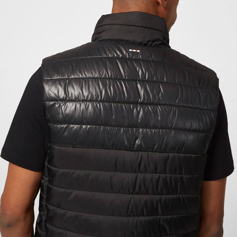 Black Red Padded Vest N8160