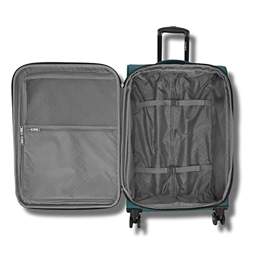 Black Softside Expandable Luggage with Spinners 3PC C51802