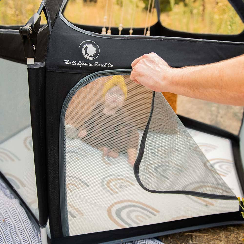 Pop-Up Kids Playpen Tent Midnight Black R8219