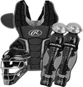 Adult Catcher's Box Set Black/Silver O205415