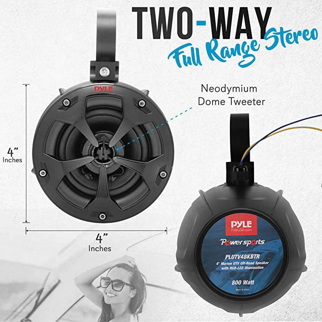 2-Way Waterproof Off Road Speakers E718678