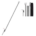 Portable Camping Folding Lamp Pole Lightweight Collapsible Aluminum Lantern Stand Light Hanger Holder Stick W13053