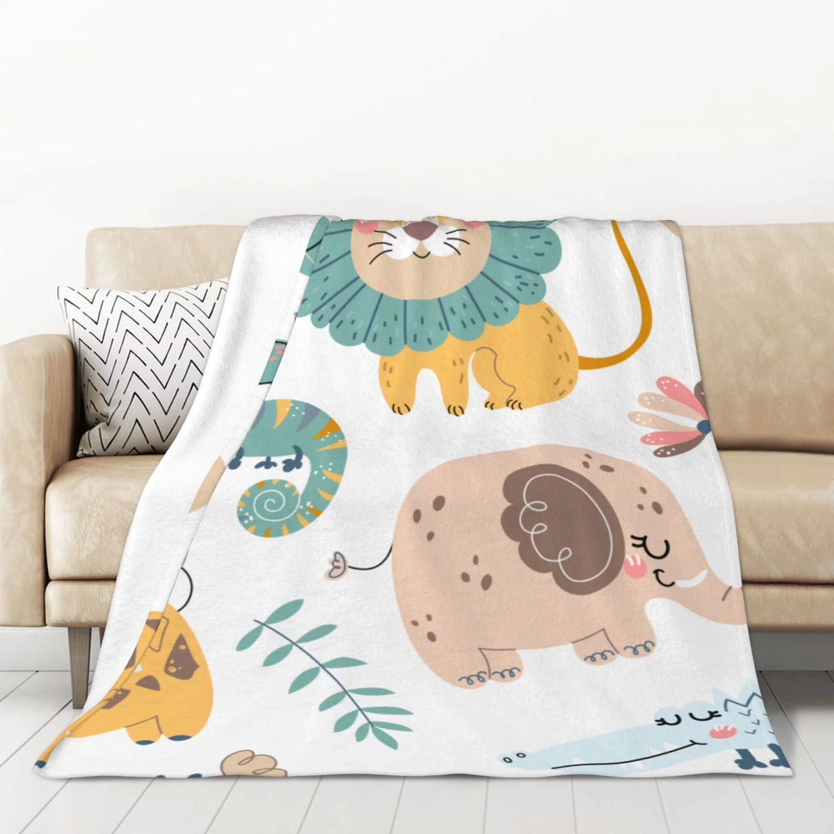 Flannel Warm Throw Blanket 50 x 70 inches J119