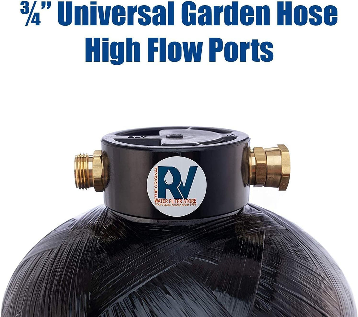 Portable RV Water Softener 8,000 Grain, 3/4" Fittings Q772