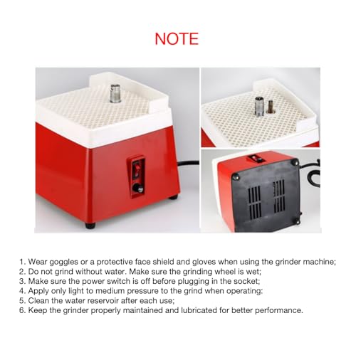 110V Portable Mini Electric Glass Grinder Machine with Grinder Bit Q943103