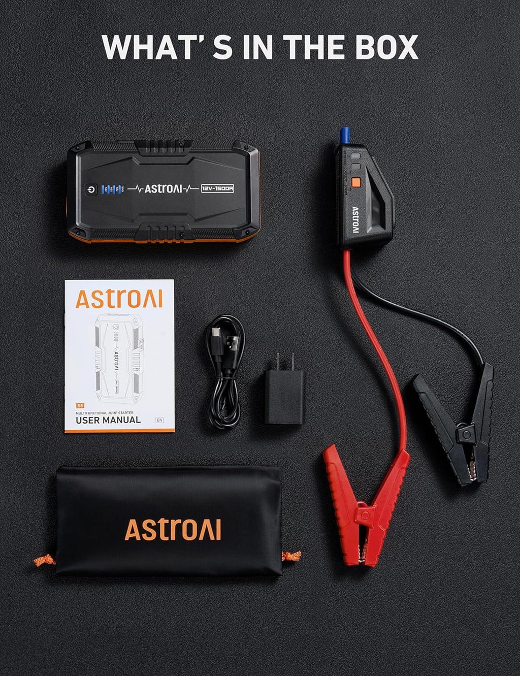 1500A Portable Car Jump Starter L1697