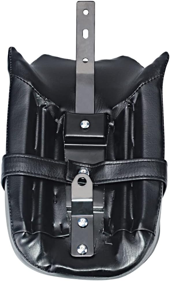 Passenger Pillion Seat with Passenger Footpeg Mount Kit for Sportster Iron 883 XL883N Models D2581
