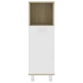 White Sonoma Oak Free-Standing Bathroom Cabinet G490800
