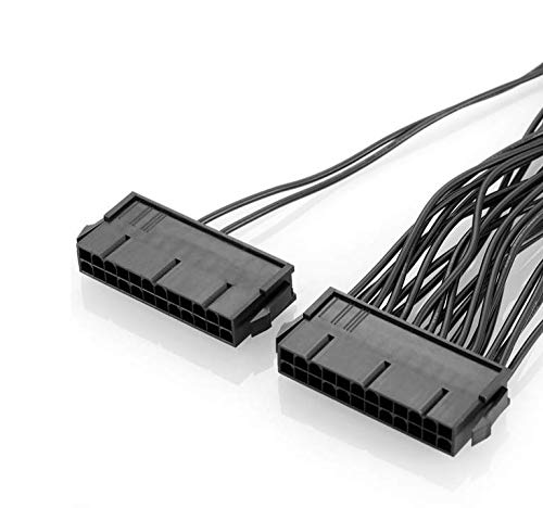 24 Pin Extension Cable Splitter Adapter Kit Black W271