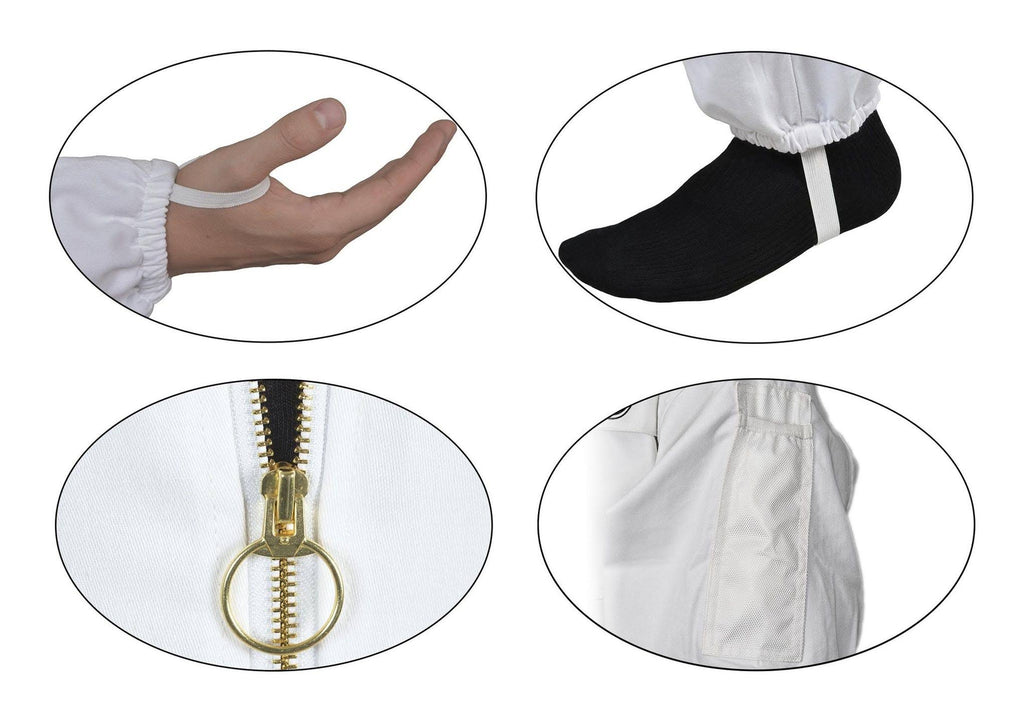 Polycotton Beekeeping Suit with Square Veil (xxx Large) G103309