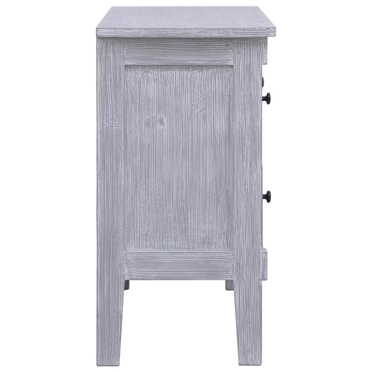 Solid Mahogany Wood Sideboard with 2 Drawers T407