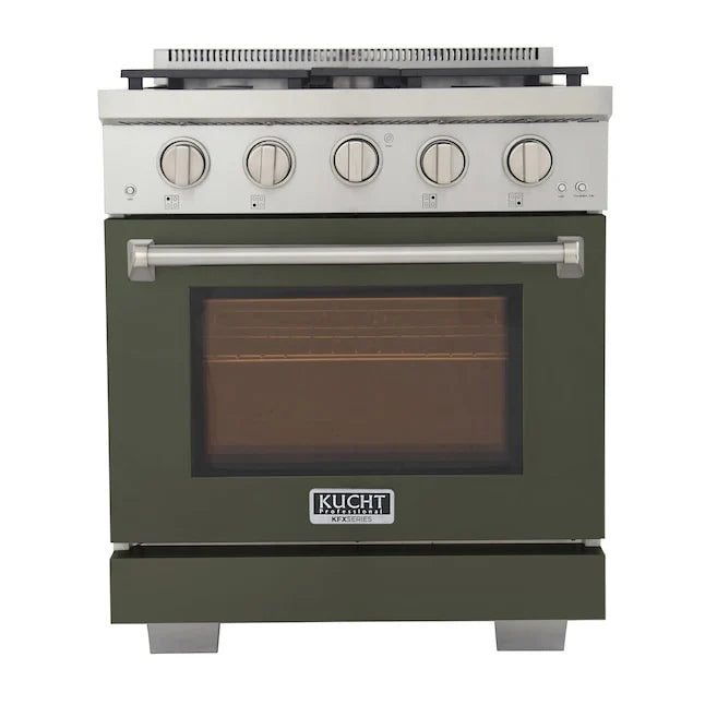 30 4.2 cu. ft. Natural Gas Range in Olive Green J762447