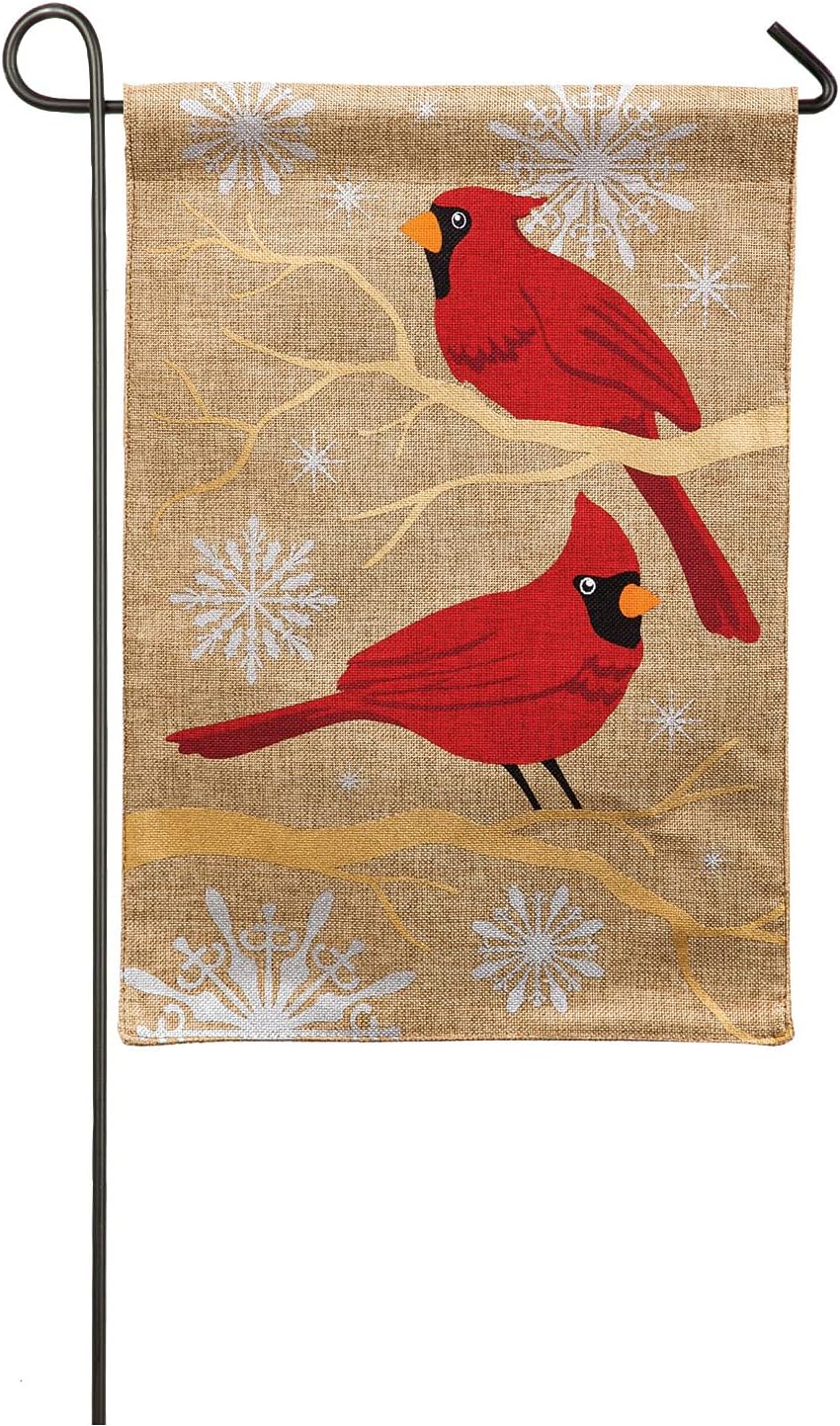 12.5 x 18 inches Burlap Garden Flag E494926