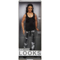 Ken Doll with Long Brown Hair & Metallic Silvery Pants M8587