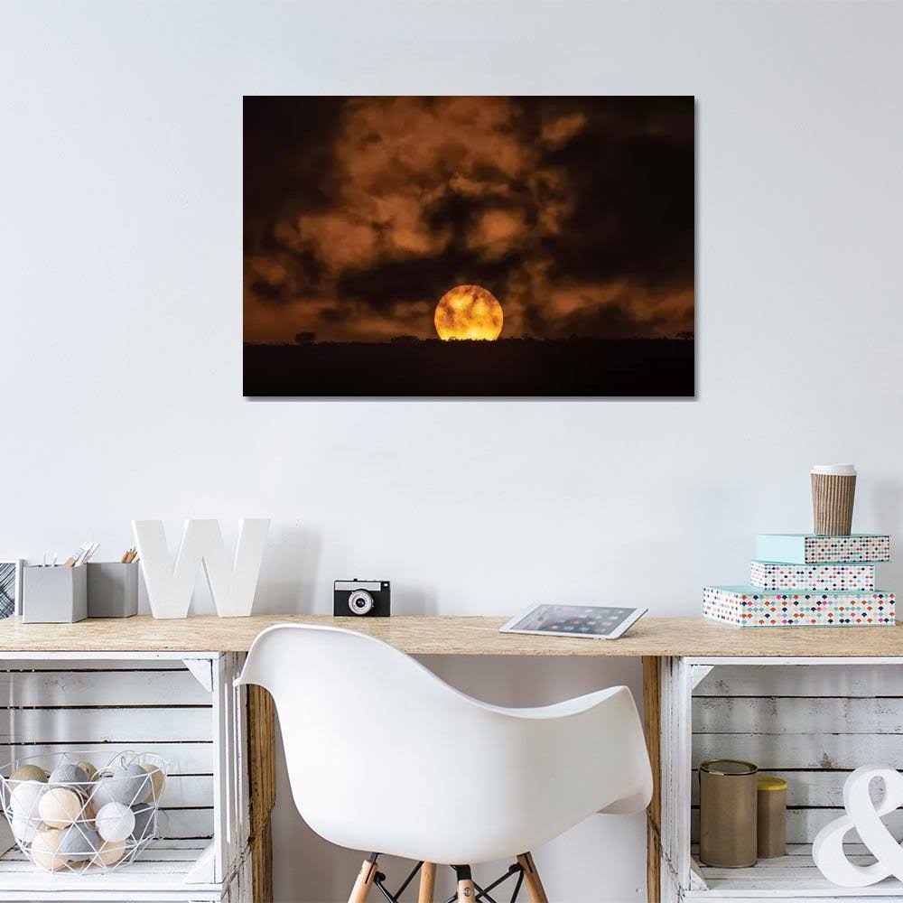 Canvas Art African Sunset Print Q293050
