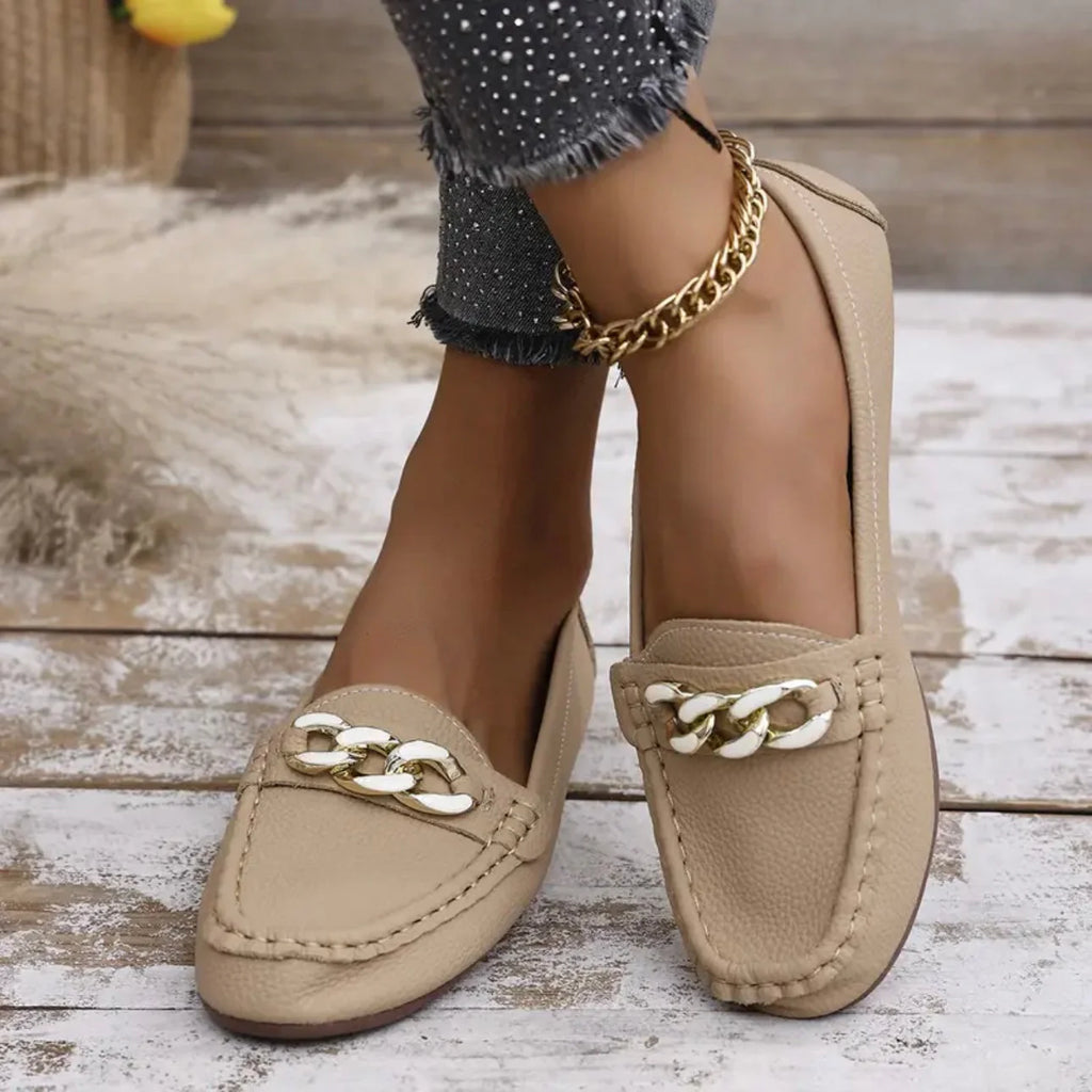 Leather Loafers F8193
