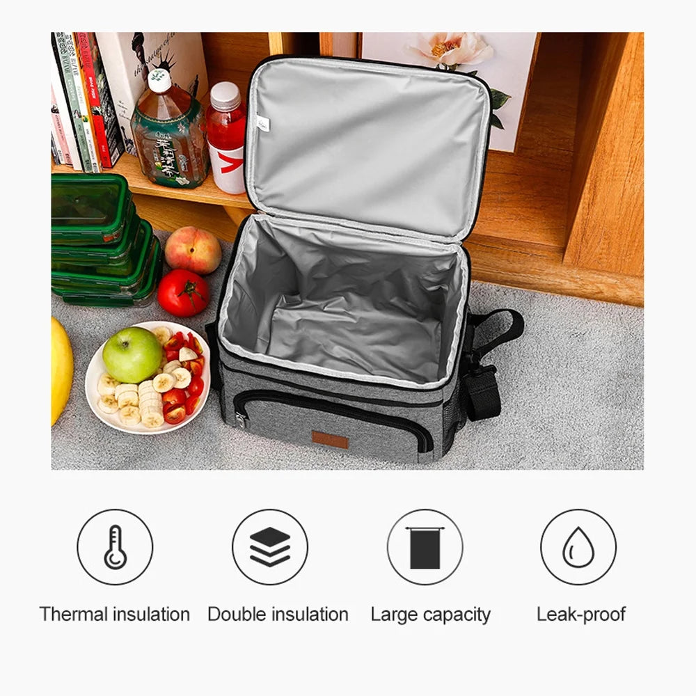 16L Leak Proof Insulated Lunch Bag V8278