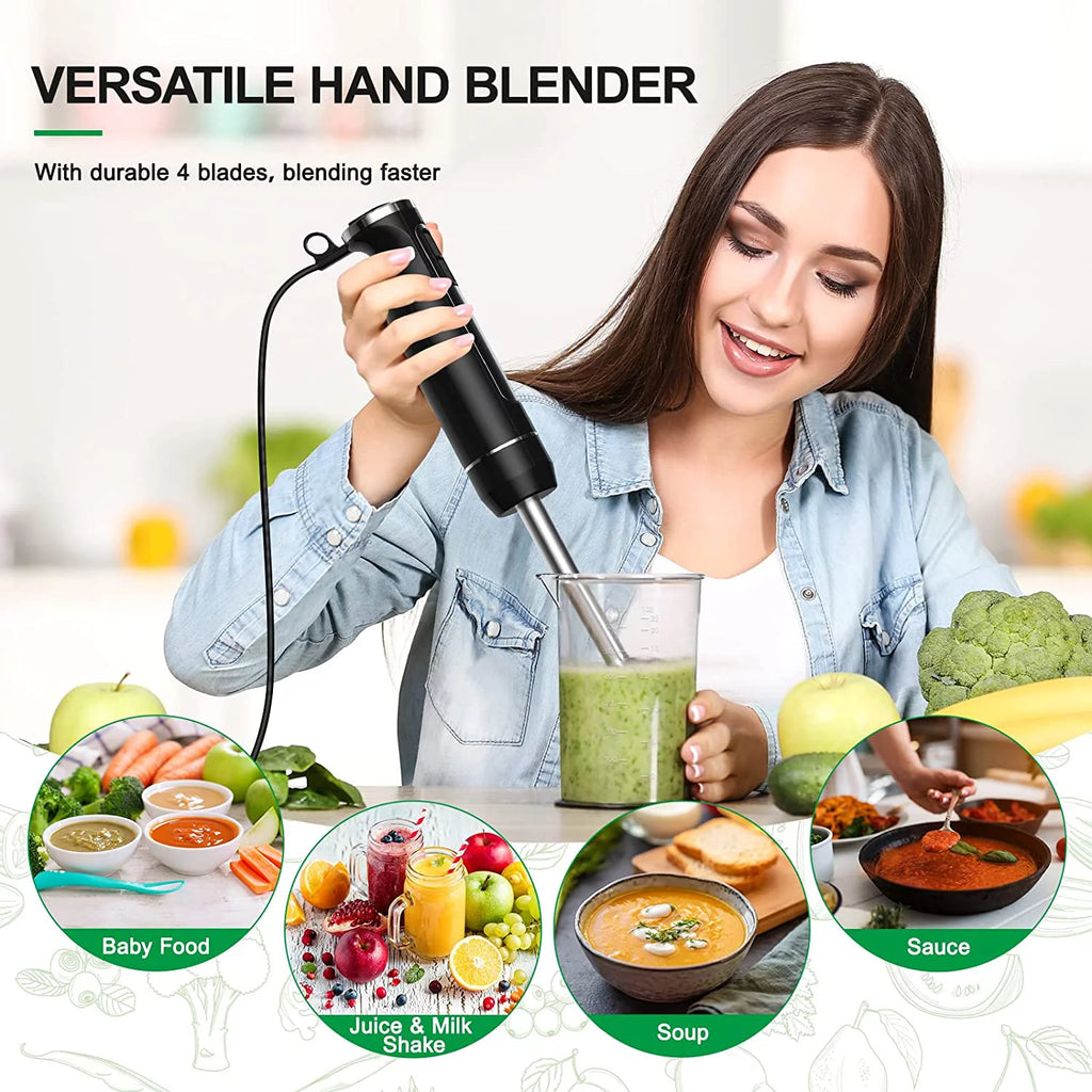 Hand Blender 500 Watt 8 Speed Black U31967