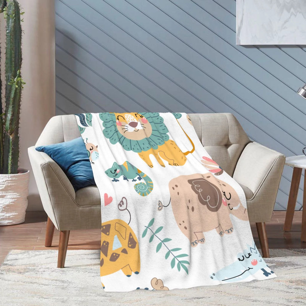 Flannel Warm Throw Blanket 50 x 70 inches J119