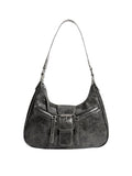 Hobo PU Leather Clutch Shoulder Bag V825739