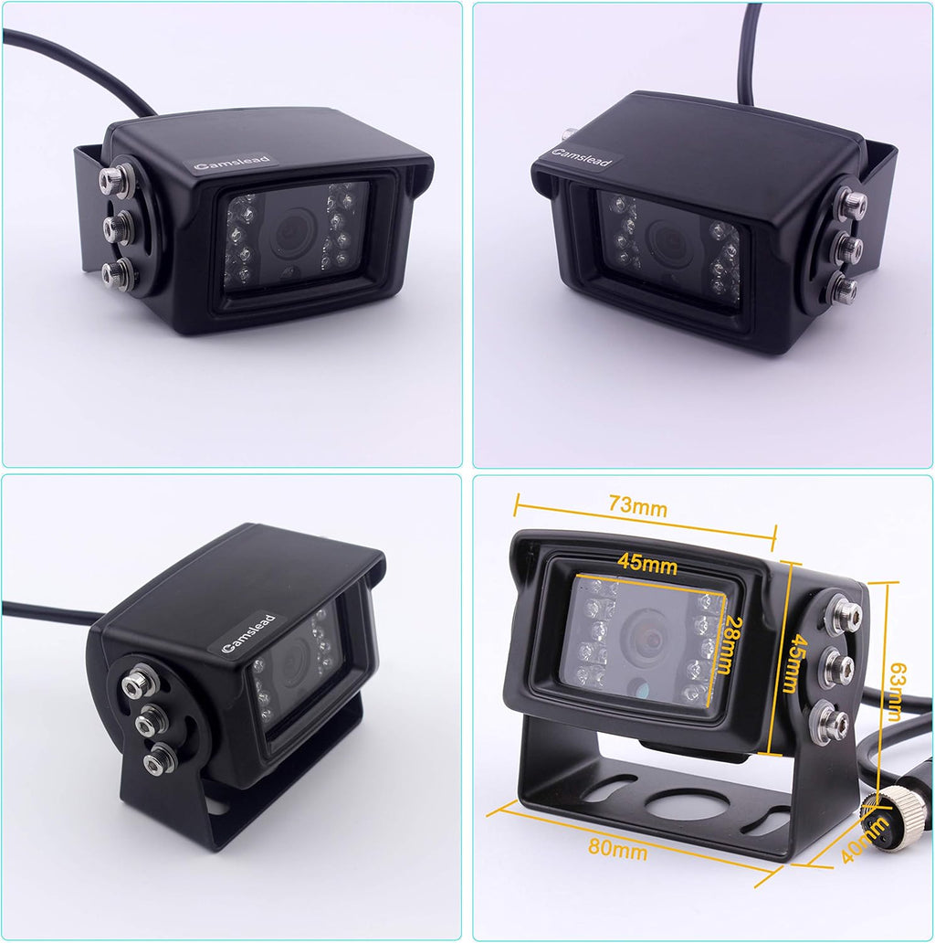9 inch Monitor Built-in DVR Backup Camera System with Quad Split Screen P91894