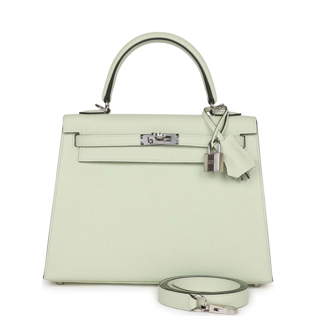 Vert Fizz Epsom Leather Handbag F2447