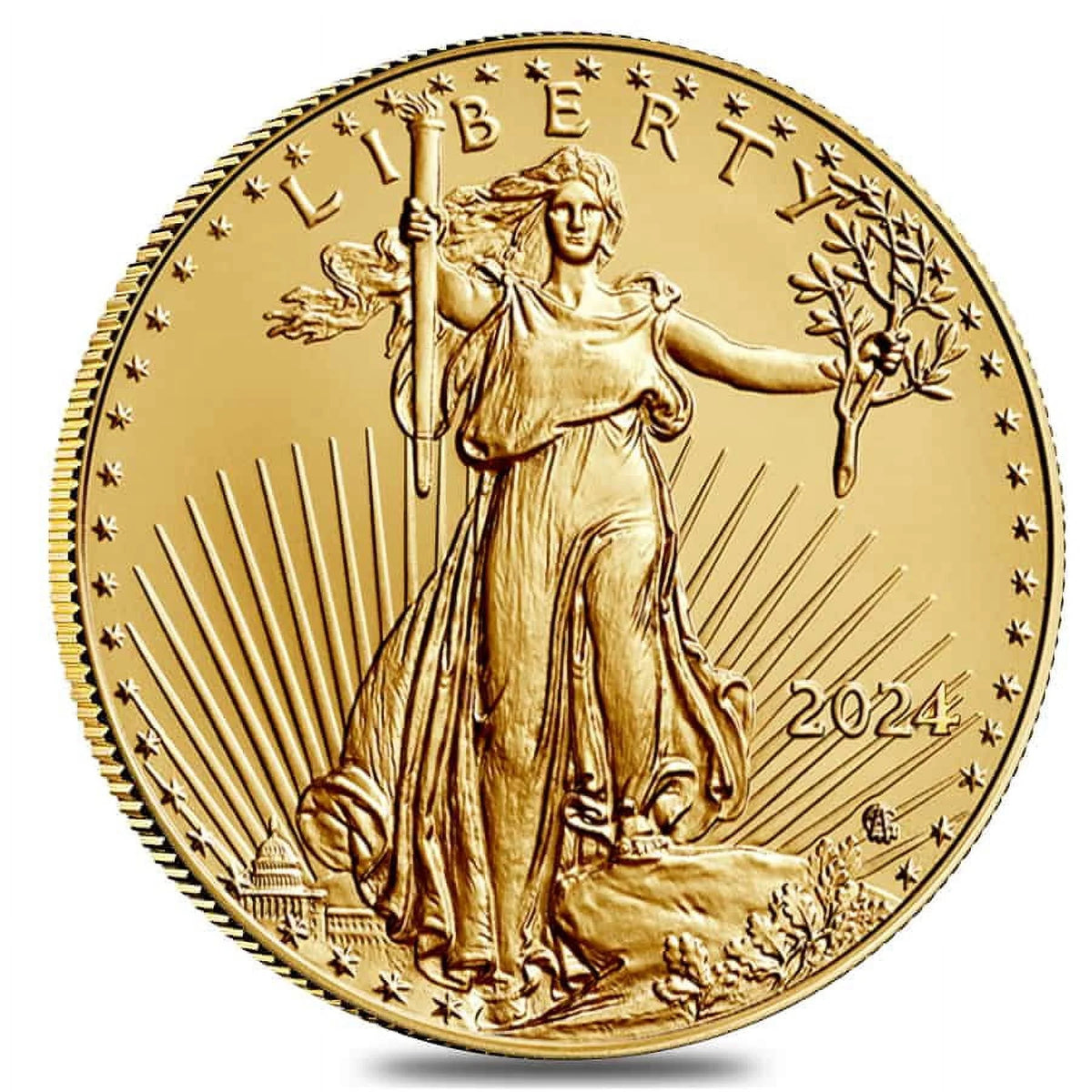 1/10 oz Gold American Eagle $5 Coin W82414