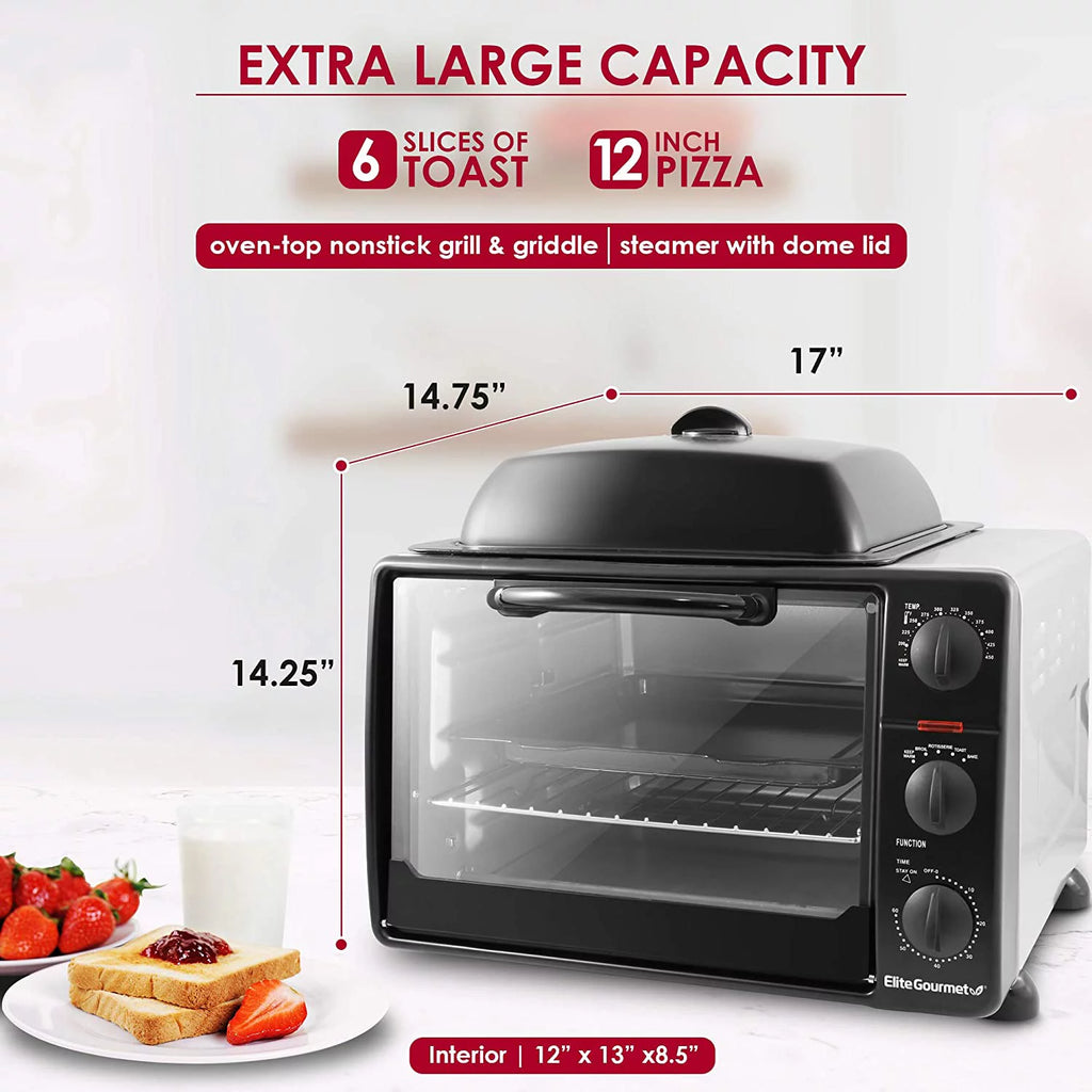 47.5Qt 18-Slice Convection Oven Stainless Steel U3122