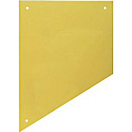 Bright Brass Anodized Aluminum Kick Plate Q4823