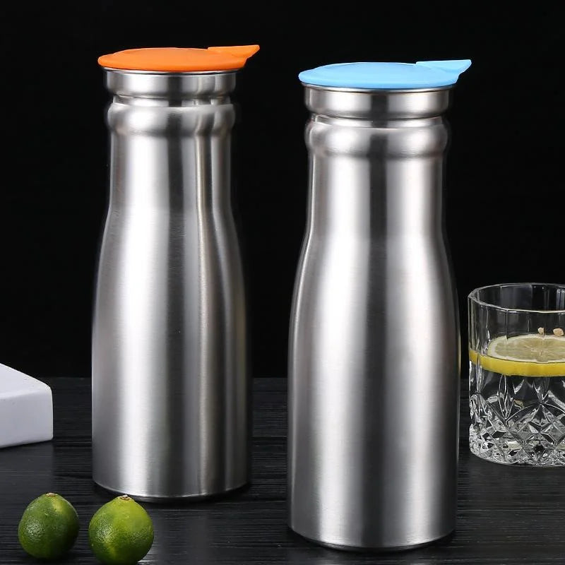 Stainless Steel Bottle with Lid Jug L8016