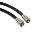 Black RG213 UHF Coaxial Cable, 50 Ohm, Male to Male E24874