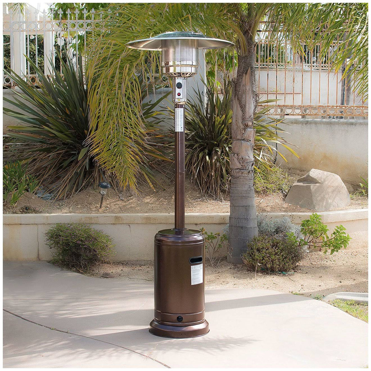 Hammered Bronze Propane Patio Heater V68632