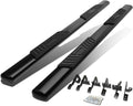 5 Inches Oval Tubing Side Step Nerf Bar Running Board Stainless Steel Black Powdercoated O768