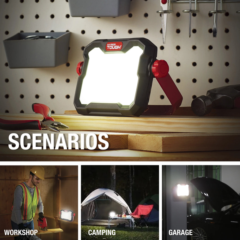 10W LED 1000 Lumen Rechargeable Handheld Portable Work Light E10599