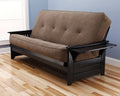 Phoenix Frame Black Finish Marmont Mocha Mattress S905