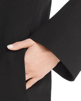 Black Xs Single-Breasted Coat L17657