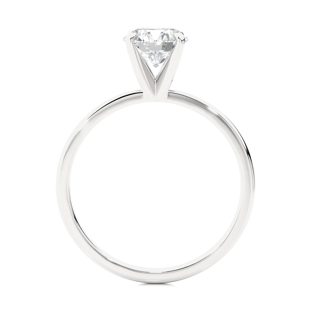 14k White Gold Solitaire Engagement Ring G195230