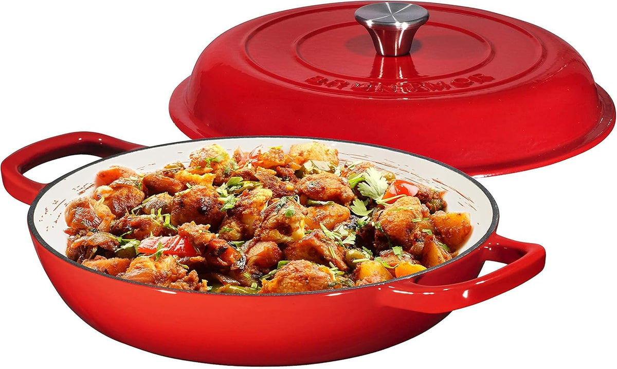 Enameled Nonstick Cast Iron Casserole Pan A511