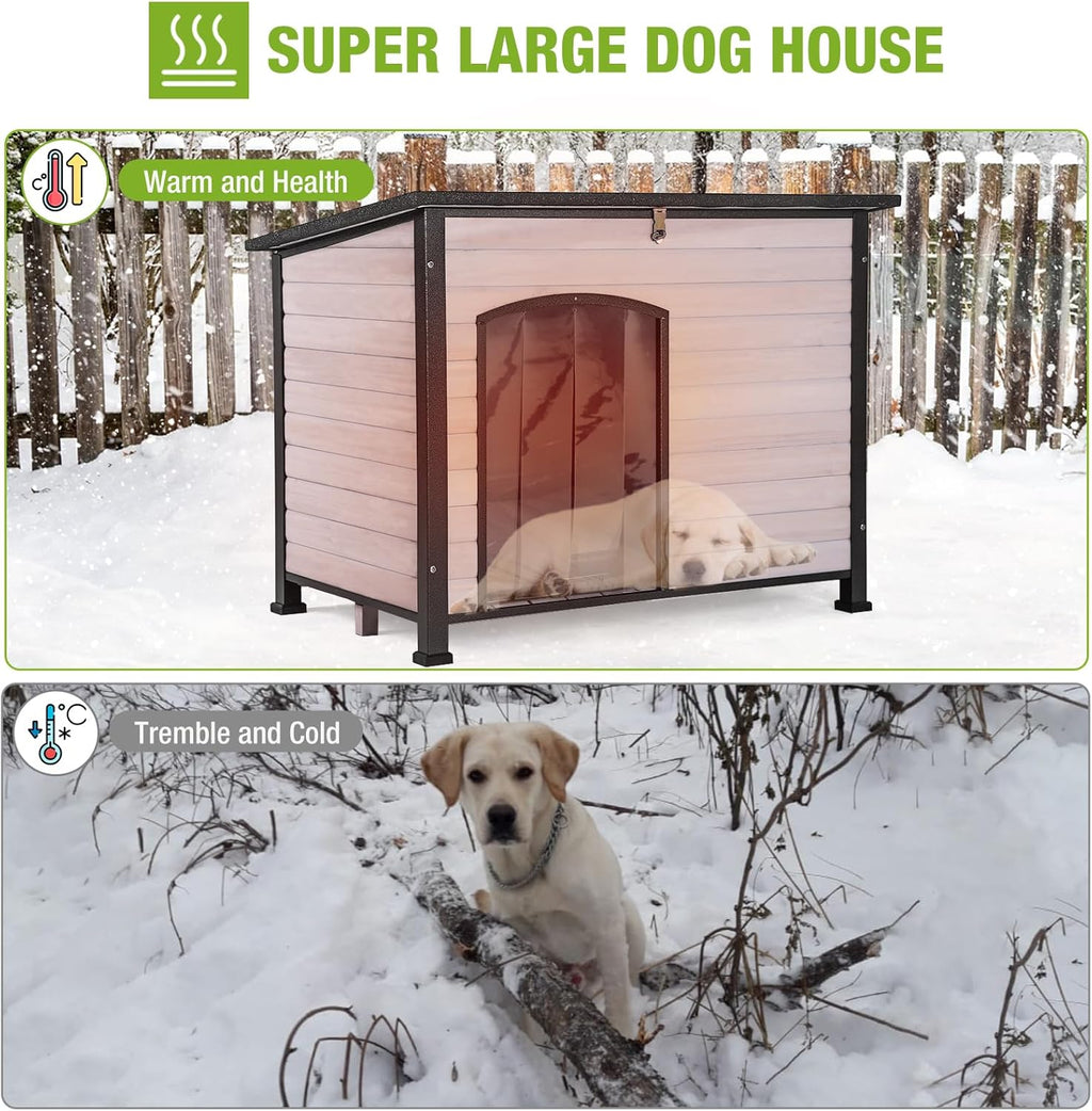 Outdoor Dog Kennel with Liner J91716