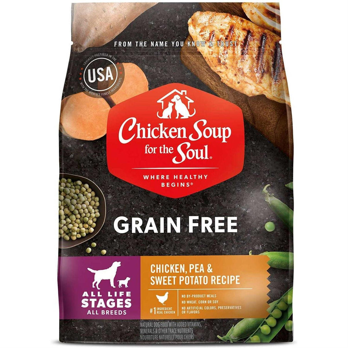 Grain Free Pea Sweet Potato Dry Dog Food J71674