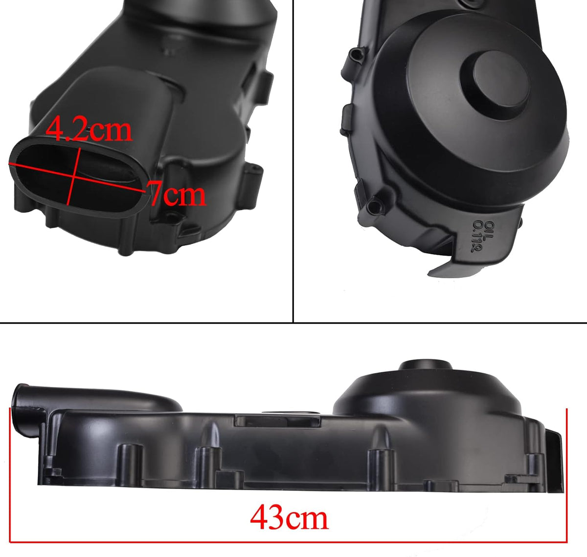 Transmission Cover Assembly for GY6 125CC-150CC Engine Scooter ATV Moped Pack of 2 T7124