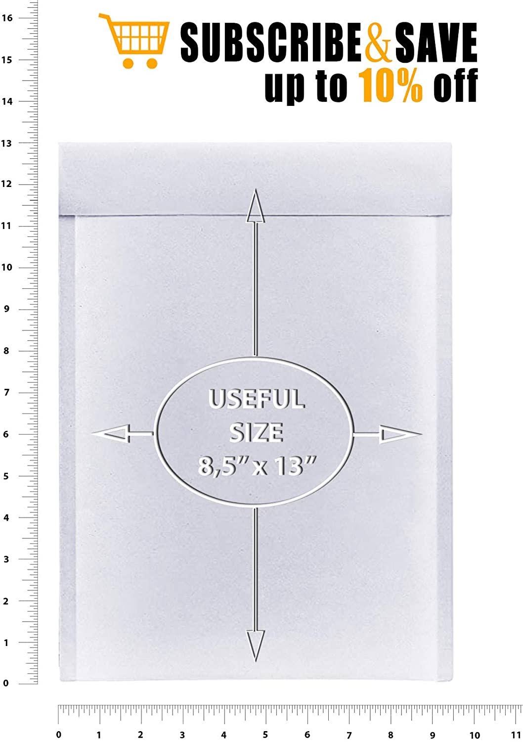 500 Pack White Kraft Self Seal Bubble Mailers Padded Envelopes V355