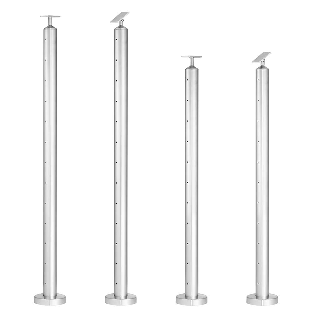 Welded Stainless Round Railing Posts P786