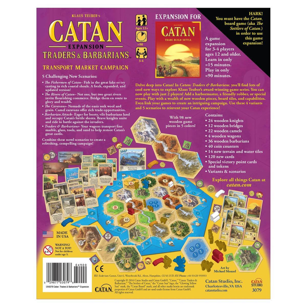 Catan Traders & Barbarians Expansion Board Game N5513